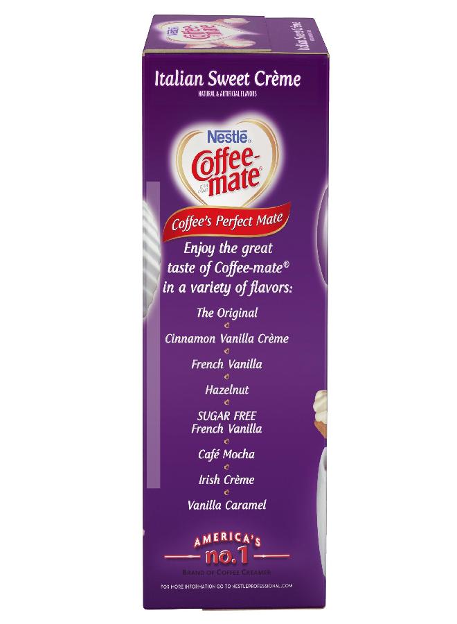 Coffee Mate Coffee-mate Italian Sweet Creme Creamer - Rich Gelato Italian Creme Flavor - 50/box - Image 2